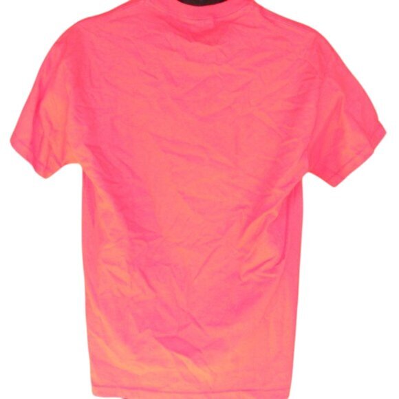 PROUD TO BE AWESOME Tee, M, True Red/Yellow Text, Short sleeve, Novelty, Cotton - Picture 4 of 6